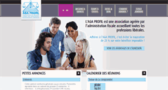 Desktop Screenshot of agaprofil.fr